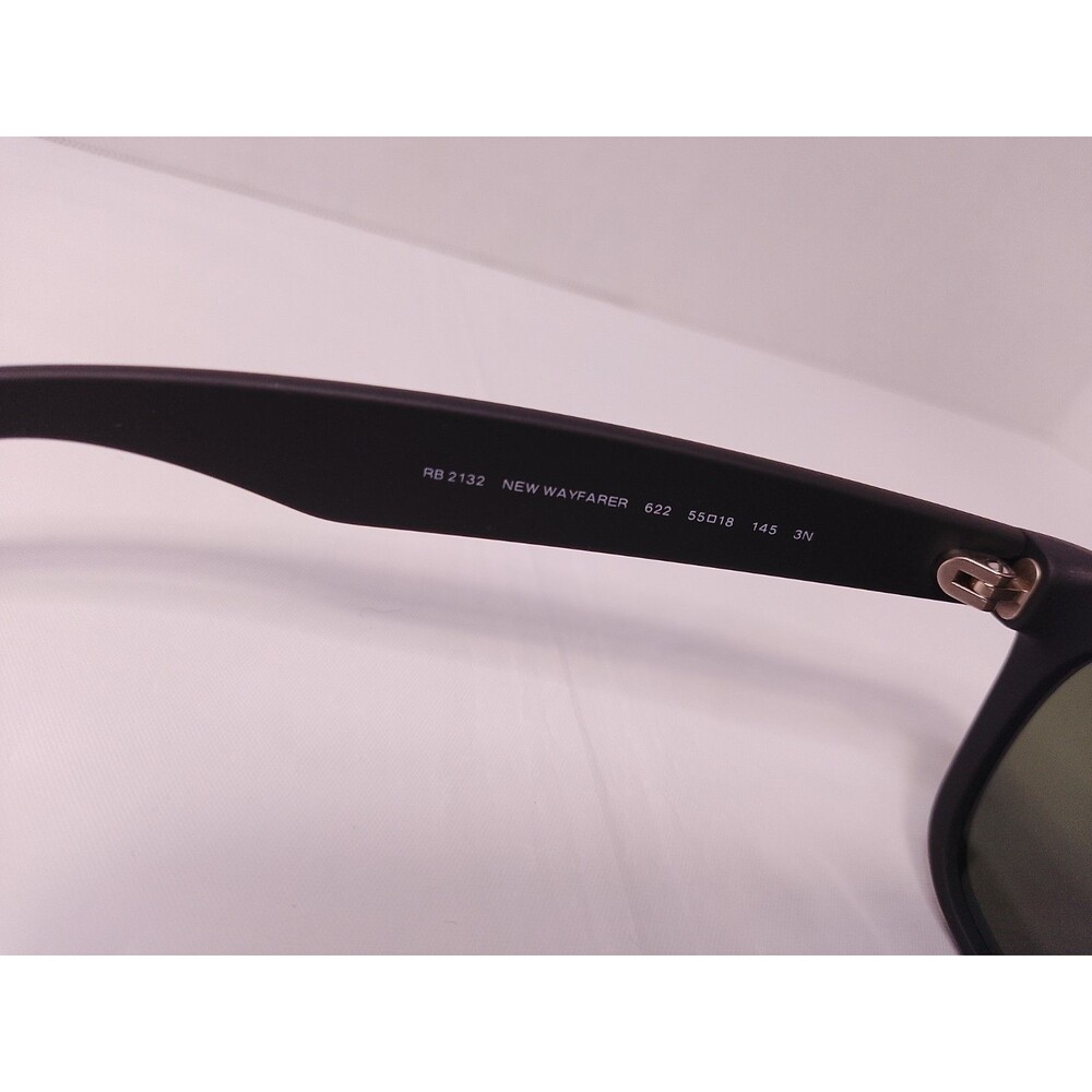 Ray-Ban Wayfarer Classic RB2132 622 55-18 Matte Black Frame - Picture 8 of 16